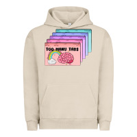 Pigment French Oak too many tabs Urban Hoodie - MaliasSmallBusiness