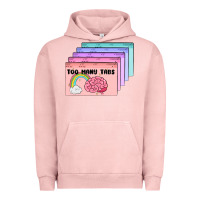 Pigment Salmon too many tabs Urban Hoodie - MaliasSmallBusiness