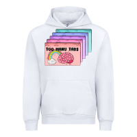 White too many tabs Urban Hoodie - MaliasSmallBusiness