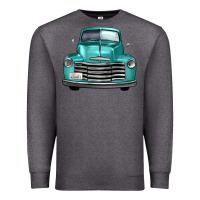 Charcoal Heather western truck front view Premium Sweatshirt - FaDigitalArtStudio
