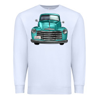 White western truck front view Premium Sweatshirt - FaDigitalArtStudio