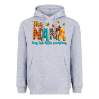 Heather Grey this nana loves her little pumpkins Heavyweight Hoodie - texasbilliewilder