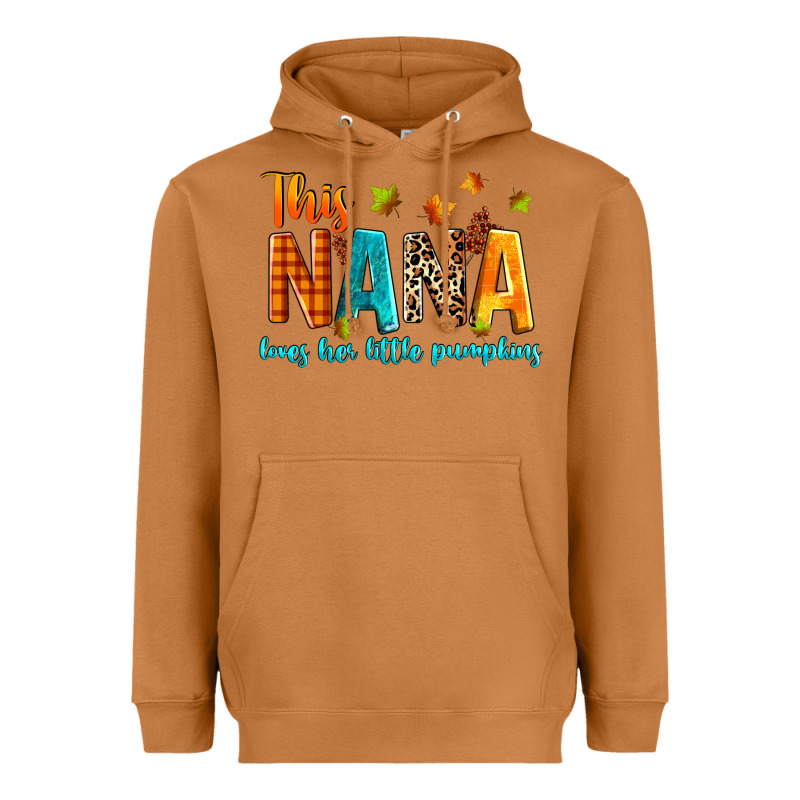 This Nana Loves Her Little Pumpkins Heavyweight Hoodie by texasbilliewilder | Teevron