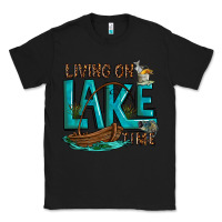Black living on lake time Classic Tee - texasbilliewilder