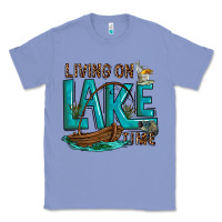 Colony Blue living on lake time Classic Tee - texasbilliewilder