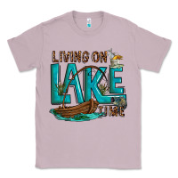 Lilac living on lake time Classic Tee - texasbilliewilder