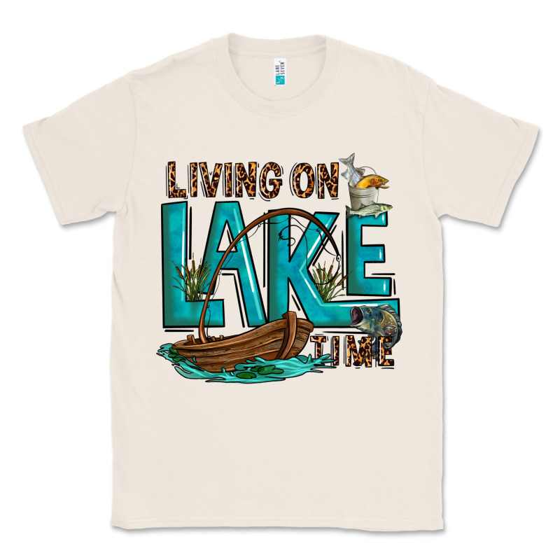 Living On Lake Time Classic Tee by texasbilliewilder | Teevron