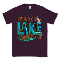 Plum living on lake time Classic Tee - texasbilliewilder