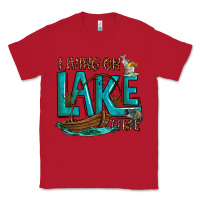Red living on lake time Classic Tee - texasbilliewilder