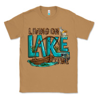 Toasted Coconut living on lake time Classic Tee - texasbilliewilder