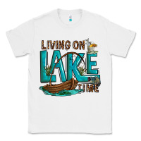White living on lake time Classic Tee - texasbilliewilder