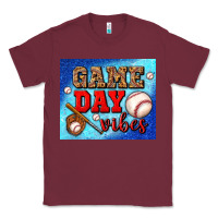 Burgundy game day vibes mouse pad Classic Tee - BundleAndBundleShop