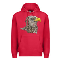 Cardinal American White Sea Eagle Head Premium Hoodie - LillyAllenDesigns