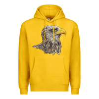 Lemon American White Sea Eagle Head Premium Hoodie - LillyAllenDesigns