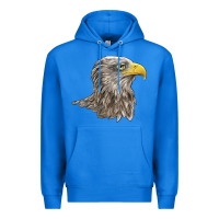 True Royal American White Sea Eagle Head Premium Hoodie - LillyAllenDesigns