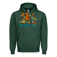 Sports Green t rex tis the season Zipper Hoodie - RanaPortraitStore