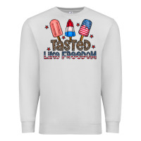 Dove Grey tasted like freedom Premium Sweatshirt - CowhideDigitalArt
