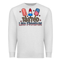 Oatmeal Heather tasted like freedom Premium Sweatshirt - CowhideDigitalArt