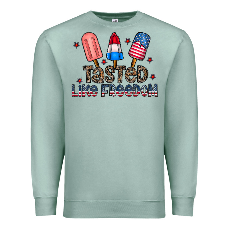 Tasted Like Freedom Premium Sweatshirt by CowhideDigitalArt | Teevron