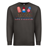 Smoke tasted like freedom Premium Sweatshirt - CowhideDigitalArt