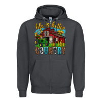 Smoke life is better in the country western Zipper Hoodie - texasbilliewilder