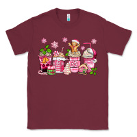 Pink Christmas Coffee Cups Classic Tee | Teevron