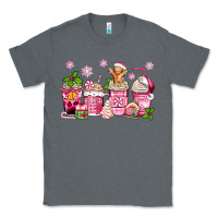 Charcoal Heather pink christmas coffee cups Classic Tee - Zillion Design Studio