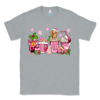 Heather Grey pink christmas coffee cups Classic Tee - Zillion Design Studio