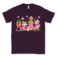 Plum pink christmas coffee cups Classic Tee - Zillion Design Studio