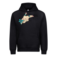 Black western turquoise gun hand Urban Hoodie - MaliasSmallBusiness