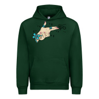 Forest Green western turquoise gun hand Urban Hoodie - MaliasSmallBusiness