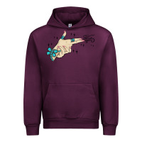 Mauve Wine western turquoise gun hand Urban Hoodie - MaliasSmallBusiness