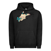 Pigment Black western turquoise gun hand Urban Hoodie - MaliasSmallBusiness