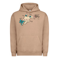 Pigment Burro western turquoise gun hand Urban Hoodie - MaliasSmallBusiness
