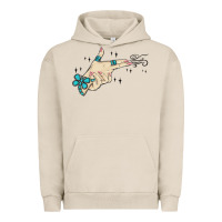 Pigment French Oak western turquoise gun hand Urban Hoodie - MaliasSmallBusiness