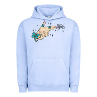 Pigment Grape Ice western turquoise gun hand Urban Hoodie - MaliasSmallBusiness