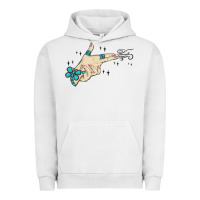 Pigment Lunar Rock western turquoise gun hand Urban Hoodie - MaliasSmallBusiness