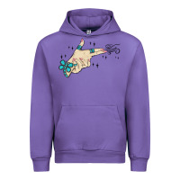 Tulip western turquoise gun hand Urban Hoodie - MaliasSmallBusiness