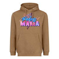 Toasted Coconut badass mama Heavyweight Hoodie - Zillion Design Studio