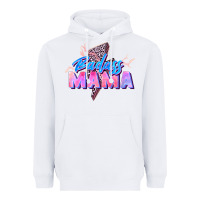 White badass mama Heavyweight Hoodie - Zillion Design Studio