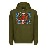 Army Green sweet land of liberty Premium Hoodie - AdoDesignShop