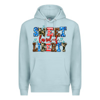 Blue Mist sweet land of liberty Premium Hoodie - AdoDesignShop