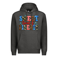 Charcoal Heather sweet land of liberty Premium Hoodie - AdoDesignShop