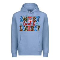 Colony Blue sweet land of liberty Premium Hoodie - AdoDesignShop