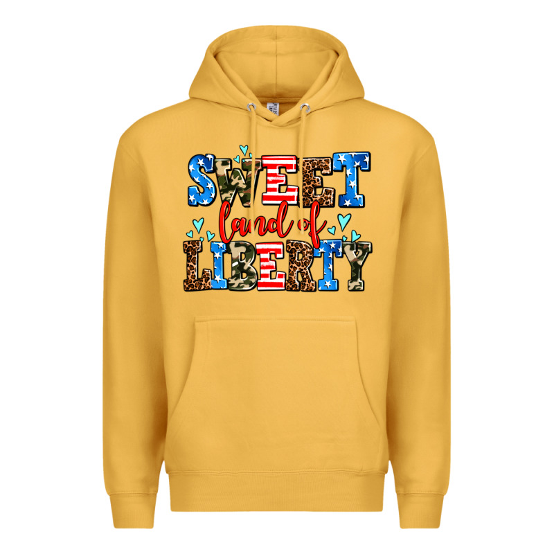Sweet Land Of Liberty Premium Hoodie by AdoDesignShop | Teevron
