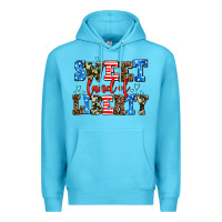 Ocean Blue sweet land of liberty Premium Hoodie - AdoDesignShop