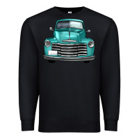 Black western truck front view Premium Sweatshirt - FaDigitalArtStudio