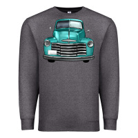 Charcoal Heather western truck front view Premium Sweatshirt - FaDigitalArtStudio