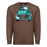Chestnut western truck front view Premium Sweatshirt - FaDigitalArtStudio