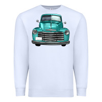 White western truck front view Premium Sweatshirt - FaDigitalArtStudio